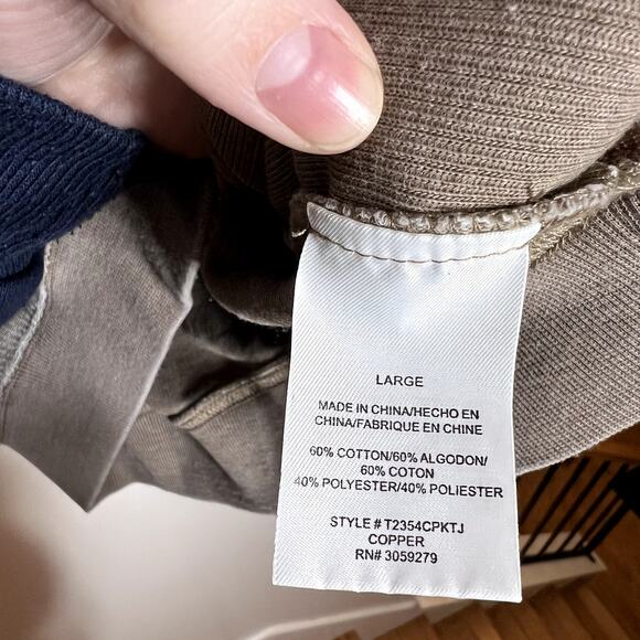 Thread & Supply Brown Ribbed Pullover - Picture 3 of 4